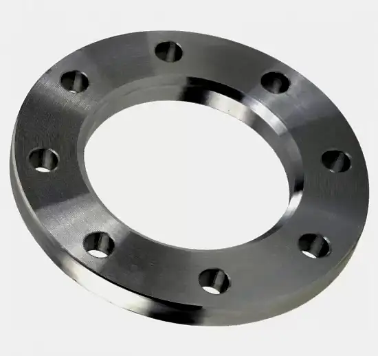 Large size image of steel flat flange.